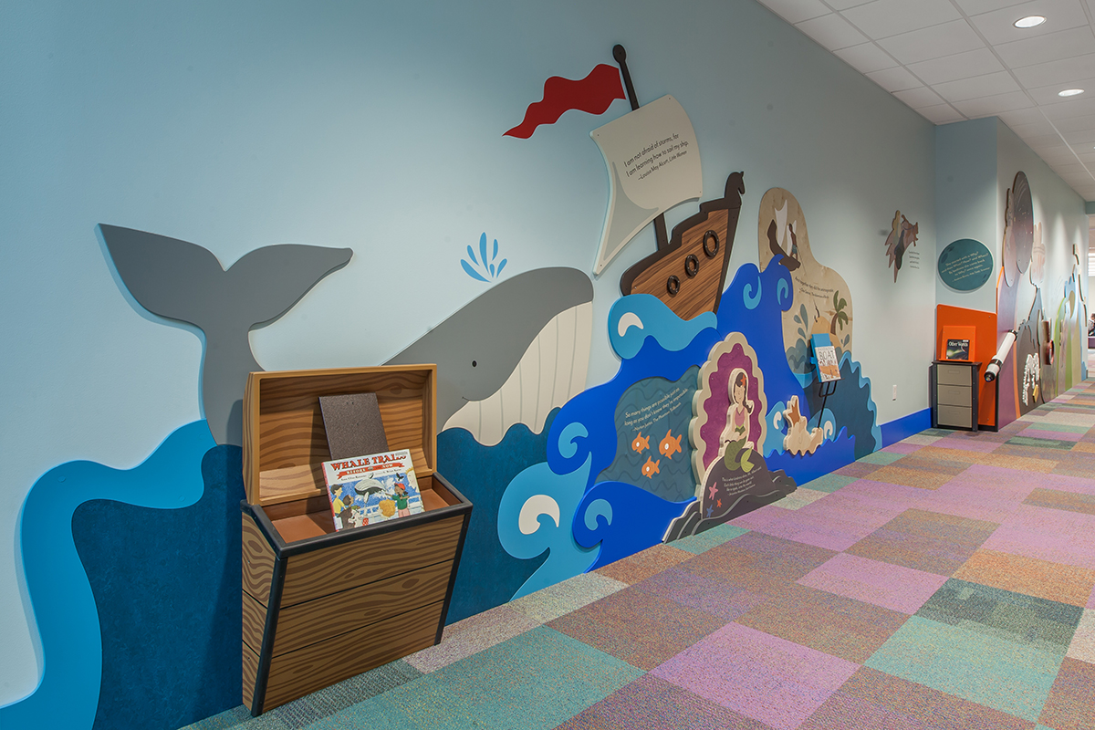 children's play space entrance